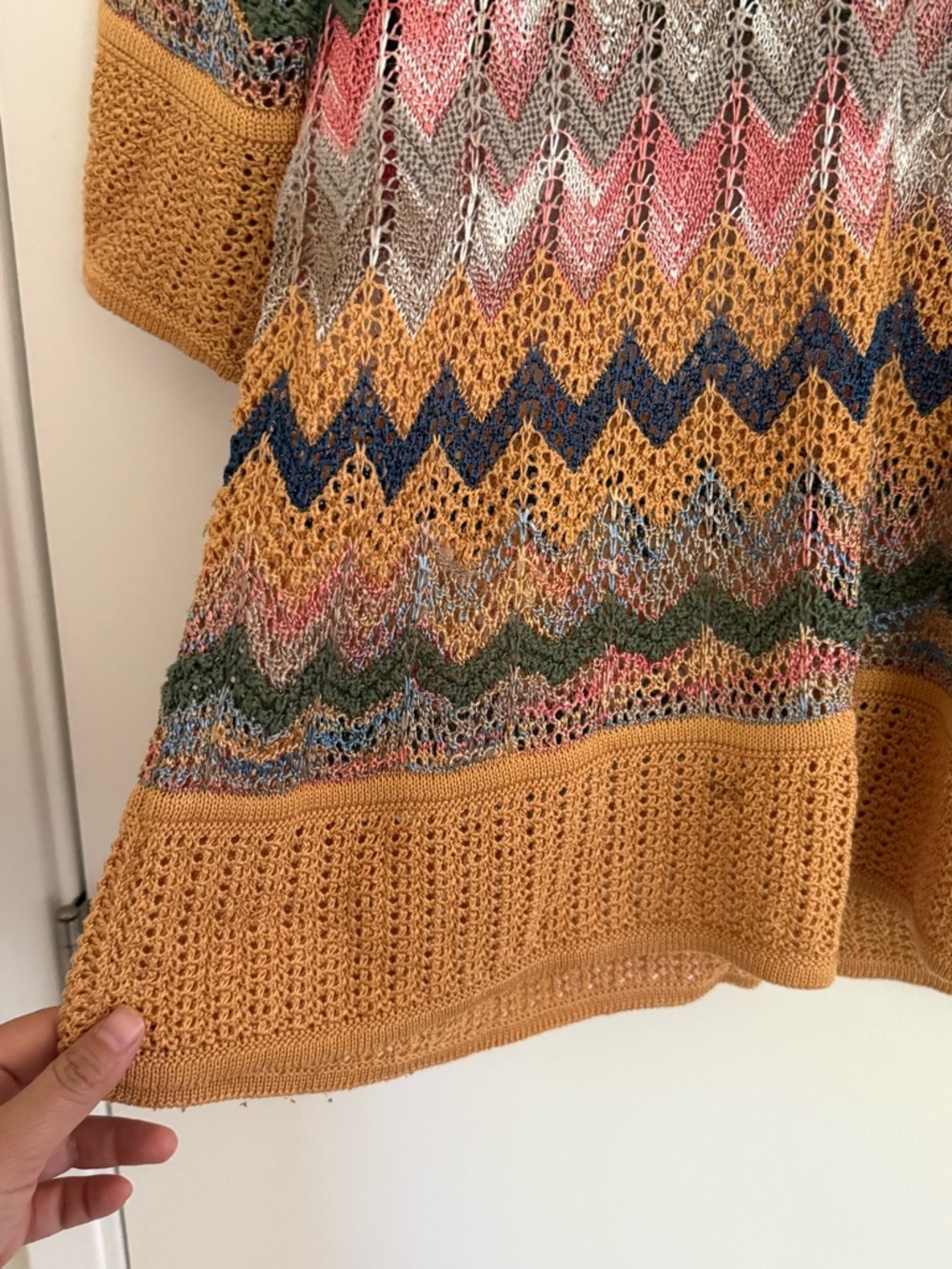 Missoni Multicolor Zigzag Knit Tunic in Mustard Accent - Picture 13 of 16